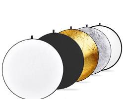 Image of 110cm 5in1 Collapsible MultiDisc Light Reflector with Bag