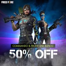 Here the user, along with other real gamers, will land on a desert island from the sky on parachutes and try to stay alive. The Commando And Front Line Bundles Are Garena Free Fire Facebook