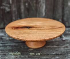 Wood Expressions Pedestal Cake Plate Cake Plates Modern Cake Stand