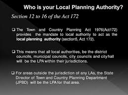 The minister may after consultation with the government of the state concerned, by order declare any. Building Legislations And Regulations 1 Town And Country Planning Act 1976 Act 172 2 Street Drainage And Building Act 1974 Act 133 3 Uniform Ppt Download