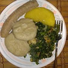Saltfish N Callao Boil Dumplings Green Banana Yellow Yam Jamaican Recipes Jamaican Dishes Jamaica Food