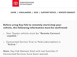 Remote start has become an increasingly popular feature in new vehicles, but does the 2020 toyota camry have it? Remote Start With Oem Keyfob 20 Highlander Toyota Nation Forum