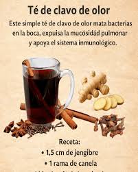 La - 🌿☕ Té de clavo de olor para tu bienestar Este té natural combina ingredientes conocidos por sus propiedades digestivas y reconfortantes. Es una opción sencilla para cuidar la salud bucal
