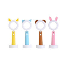 Kid Bedroom Animal Led Desk Lamp Silica Gel Lovely Switch Reading Light With Usb Charging Port Beautifulhalo Com