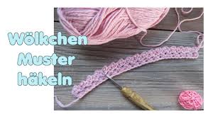 Weitere ideen zu filethäkelei, häkeln muster, gardinen häkeln. Wolkchen Muster Hakeln Einfach Nur Eine Reihe Wiederholt Sich Youtube