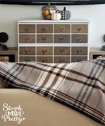 The addition of faux drawer fronts, shiny brass labeled cup pulls, and wheels, it now looks like a card catalog and functions as a desk. Diy Card Catalog Ikea Dresser Hack Simple Made Pretty 2021