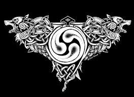 From ink that fiercely overawes foes on the battlefield to the purpose of life with no beginning nor end. Dire Wolf Celtic Tribal Wolf Tattoo Novocom Top