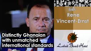 GhMeansBiz with Rene Vincent-Ernst, GM of Labadi Beach Hotel