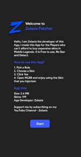 Tarif internet murah bikin eksis seharian! Download Zolaxis Patcher Apk Unlock Ml Skins Official
