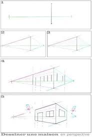 Perspective Simple Copie Maison Dessin Cours De Dessin En Perspective Croquis En Perspective