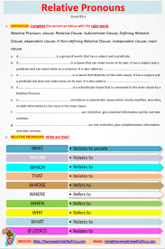 This is why they are also known as adjective clauses. Interactive Lesson Relative Clauses And Relative Pronouns Learn English With Africa