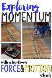 Exploring Momentum With Marbles And Balls Force And Motion Physics Lessons Motion Activities