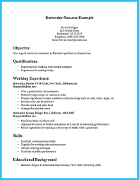 Excellent Ways To Make Great Bartender Resume Template How To Write A Resume In Simple Steps Resume Examples Job Resume Samples Job Resume