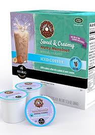 Keurig K Cup Pod Donut Shop Sweet And Creamy Nutty Hazelnut Iced Coffee 16 Pk Iced Coffee Starbucks Coffee Gifts Coffee Recepies