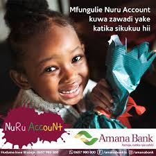 Zawadi nzuri kwa mtoto ni kumjengea misingi imara kwaajili ya kesho yake.  Mfungulie mtoto wako akaunti yake na uanze kumuwekea akiba yake kidogo  kidogo leo. Fika katika matawi yetu leo na mahitaji