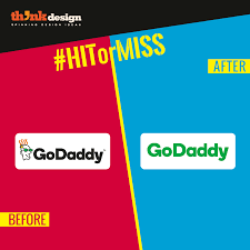 Godaddy Brand Identity Redesign Hitormiss Logodesign Thinkdesign Logo Redesign Logo Design Brand Identity