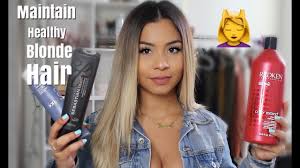 Thanks to khloe kardashian, blonde hair is back. Honest Tips To Maintain Healthy Blonde Hair Youtube