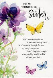 Free birthday cards online hallmark. Hallmark Happy Birthday To A Wonderful Sister Greeting Card Hallmark Birthda Birthday Greetings For Sister Happy Birthday Sister Happy Birthday Sister Quotes