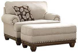 The chair's plush, wide seat allows for one to curl up and lounge, or for two to snuggle up close and read a book or watch a movie together. Harleson Chair And Ottoman 15104 23 14 Chair W Ottoman Dungey S Furniture