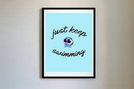 Finding nemo is one of the highest grossing animated films of all time. Dolanpaperco Finding Dory Just Keep Swimming Art Print 02 Finding Nemo Art Print Poster Artwork Art Print 16x20 Amazon In Home Kitchen