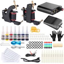 99 ($33.99/count) 10% coupon applied at checkout save 10% with coupon. Solong Tattoo Machine Kit Two Coil Machine Gun Set For Liner And Shader Power Supply Foot Pedal Needles Grip Tattoo Body Art Tk St202