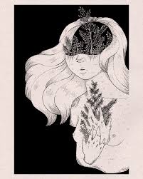 I Heard A Fly Buzz When I Died Dickinson Emily Dickinson Illustration