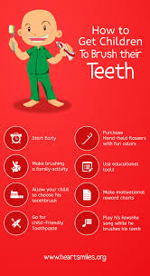 How To Get Children To Brush Their Teeth Visit Www Heartsmiles Org For Contact Details If You D Like To Ask On How Your Chi Dental Fun Dental Kids Dental Care