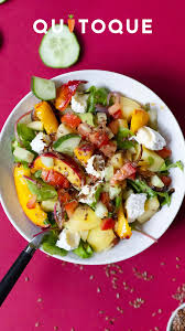 Recette Salade De Pommes De Terre A La Nectarine Poelee Et Saint Marcellin Recette Recettes De Cuisine Recette Recette Salade