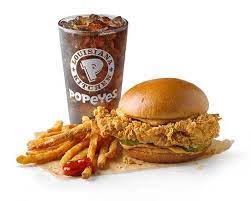 Try Spicy Chicken Sandwich Combo From Popeyes 300 E 35th St On Uber Eats And Use My Code For A Discount On Your First O Chicken Sandwich Popeyes Chicken Food