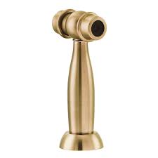 Kitchen faucets brass kitchen sink water faucet 360 rotate swivel faucet mixer single holder single hole black mixer tap 866037. Abode Hendon Sidespray Kitchen Tap In Forged Brass At3101 Sinks Taps Com