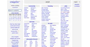 Craigslist provides local classifieds and forums for jobs, housing, for sale, services, local community, and events Best Websites To Find Part Time Jobs As A Foreigner In Seoul Expat Guide Korea