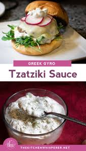 Greek Gyro Tzatziki Sauce Recipe Greek Gyros Gyro Recipe Tzatziki Sauce