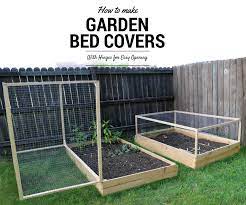 We'd labored as a family to build a wonderful raised vegetable garden. How To Make A Raised Garden Bed Cover With Hinges Garden Covers Building A Raised Garden Vegetable Garden Raised Beds