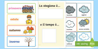 By using our services, you agree to our use of cookies. Il Meteo E Le Stagioni Calendario Attivita Teacher Made