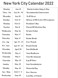 App pincel alumnado y familias para dispositivos móviles. Nyc School Holidays Calendar 2021 2022