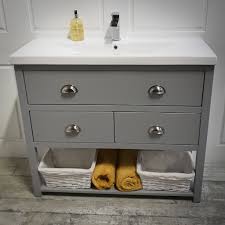 Ava Painted Bathroom Vanity Modern Ceramic Sink Harvey George Hand Painted Furniture Kitchens Bedrooms Bathroom Vanity Painted Vanity Bathroom Trendy Bathroom Modern Bathroom Vanity