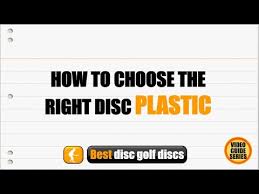 plastic types overview innova disc golf