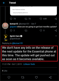 Things to consider before you unlock sprint . Sprint Essential Phone Android 10 Update Yet To Hit Some Units