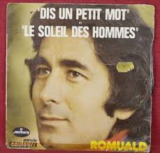 DISQUE VINYLE 45 tours dis un petit mot romuald EUR 3,73