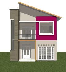 Meski penampil sering bisa langsung di taman sekaligus patio tinggal adalah untuk pecinta luar ruangan. 29 Rumah 2 Lantai Type 21