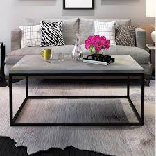 Gymax Modern Rectangular Cocktail Coffee Table Metal Frame Living Room Furniture Walmart Com Coffee Table Metal Frame Coffee Table Black Furniture Living Room