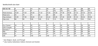 Freya Bikini Bottom Size Chart Italian Jean Size Chart