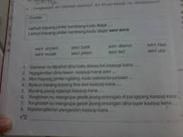 Perangkat pembelajaran bahasa sunda smp kurikulum 2019 sumber : Soal Kelas 2 Sd Bahasa Sunda Tolong Bantuan Nya Ya Brainly Co Id