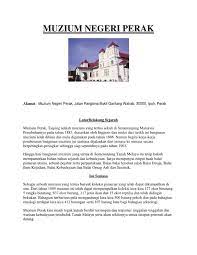 4/1987) telah diluluskan oleh dewan undangan negeri perak pada 4 oktober 1987 dan mula berkuatkuasa pada 1 januari 1990. Muzium Negeri Perak Kamal