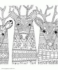 The spruce / kelly miller halloween coloring pages can be fun for younger kids, older kids, and even adults. Christmas Colouring Pages For Adults Printable Free Reindeer Coloring Pages Printable Com