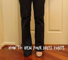 From Woo To You Diy How To Hem Your Dress Pants How To Hem Pants Diy Pants Hem Dress Pants