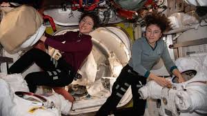The life sciences program at johnson still had my resume and i was offered a position in the human. Nasa Astronauts Christina Koch Jessica Meir Talk About 2024 Voyage To The Moon Abc News
