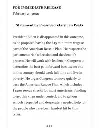 The american rescue plan was proposed by president joseph r. Third Stimulus Check News Summary 25 February 2021 As Com