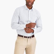 J Crew Factory Slim Thompson Flex Wrinkle Free Dress Shirt Shirt Dress J Crew Style Discount Mens Clothing