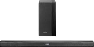 The best soundbars are ideal starting points for a true home theater. Best Buy Samsung 2 1 Channel 300w Soundbar System With 6 1 2 Wireless Subwoofer Black Hw K460 Za